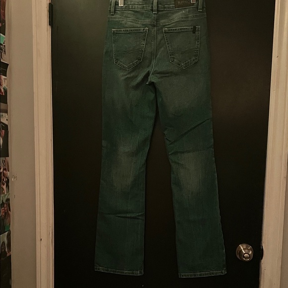 Buffalo David Bitton Green Straight Leg Jeans - Picture 2 of 3